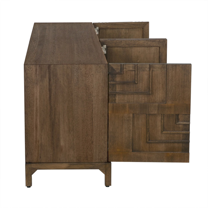 Noir Furniture - Holden Sideboard, Dark Walnut - GCON367DW - GreatFurnitureDeal