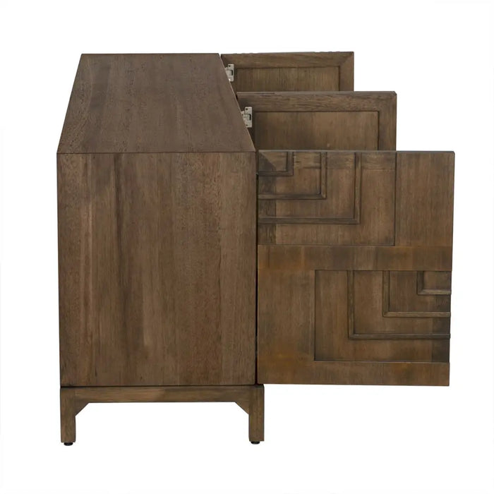 Noir Furniture - Holden Sideboard in Dark Walnut - GCON367DW - GreatFurnitureDeal