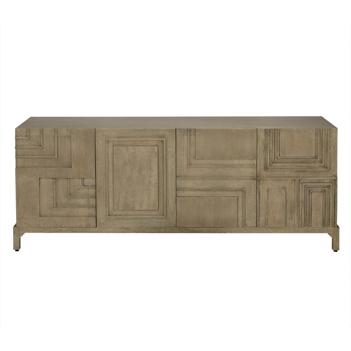 Noir Furniture - Nuala Sideboard, Washed Walnut - GCON420WAW