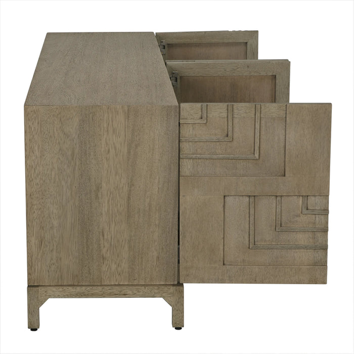 Noir Furniture - Holden Sideboard, Washed Walnut - GCON367WAW - GreatFurnitureDeal