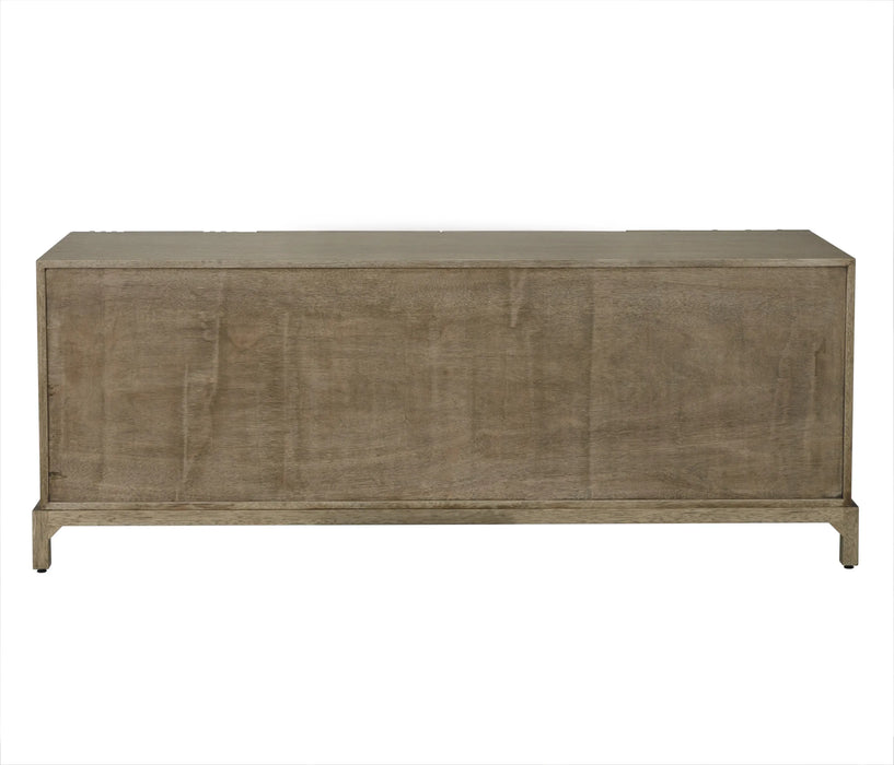 Noir Furniture - Nuala Sideboard, Washed Walnut - GCON420WAW