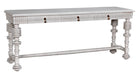 Noir Furniture - Portuguese Console Table in White Wash - GCON376WH - GreatFurnitureDeal