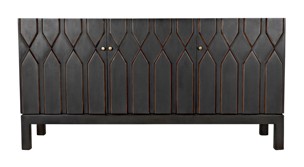 Noir Furniture - Anubis Sideboard in Pale Rubbed - GCON382PR - GreatFurnitureDeal