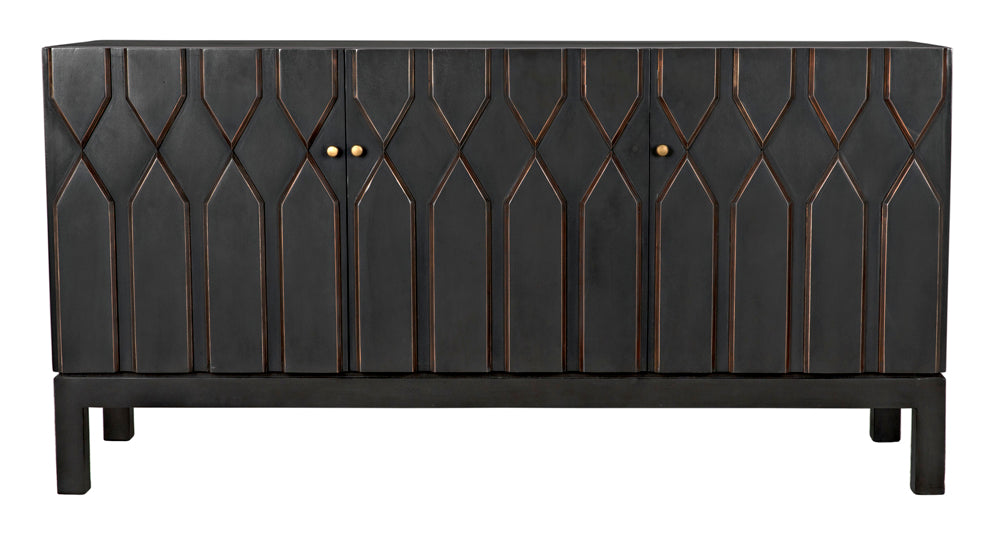 Noir Furniture - Anubis Sideboard in Pale Rubbed - GCON382PR - GreatFurnitureDeal