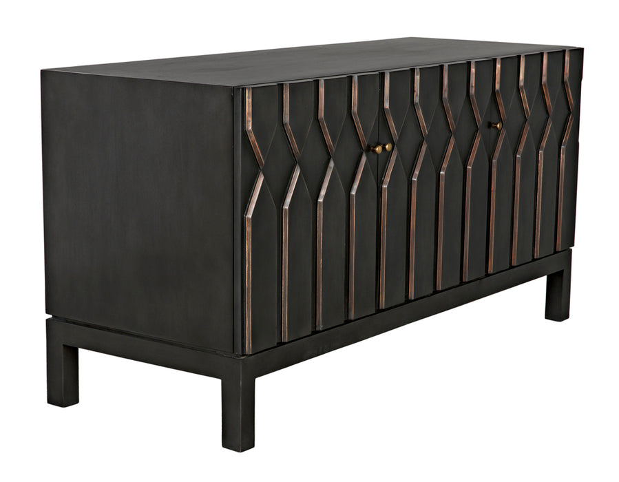 Noir Furniture - Anubis Sideboard in Pale Rubbed - GCON382PR - GreatFurnitureDeal