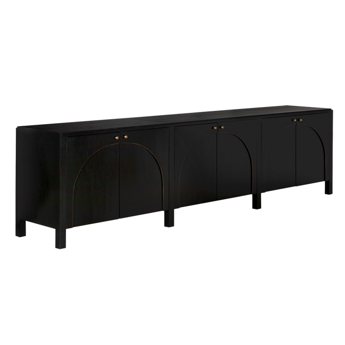 Noir Furniture - Weston Sideboard XL in Light Brown Trim - GCON386HB-XL - GreatFurnitureDeal
