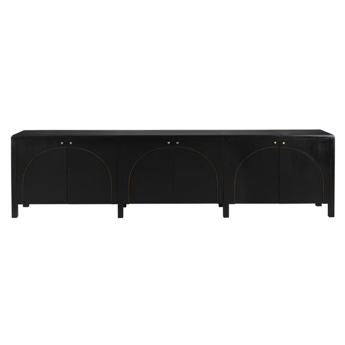 Noir Furniture - Weston Sideboard XL in Light Brown Trim - GCON386HB-XL - GreatFurnitureDeal