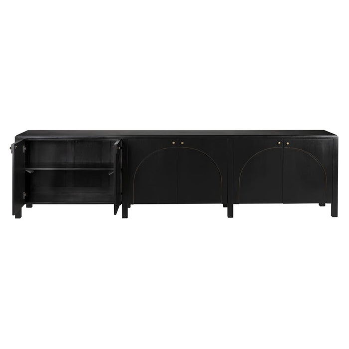Noir Furniture - Weston Sideboard XL in Light Brown Trim - GCON386HB-XL - GreatFurnitureDeal