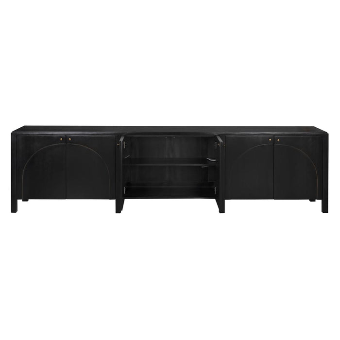 Noir Furniture - Weston Sideboard XL in Light Brown Trim - GCON386HB-XL - GreatFurnitureDeal