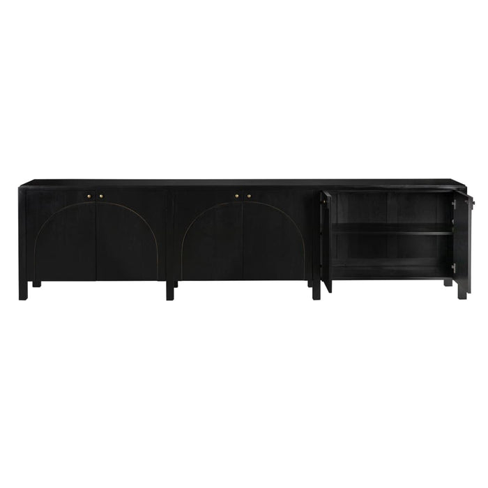 Noir Furniture - Weston Sideboard XL in Light Brown Trim - GCON386HB-XL - GreatFurnitureDeal