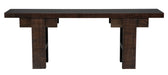 Noir Furniture - Nabu Console Table in Hand Rubbed Black with Light Brown Trim - GCON387HB - GreatFurnitureDeal