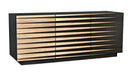 Noir Furniture - Tyson Sideboard in Ebony Walnut - GCON389EB - GreatFurnitureDeal