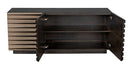 Noir Furniture - Tyson Sideboard in Ebony Walnut - GCON389EB - GreatFurnitureDeal