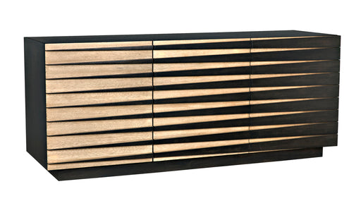 Noir Furniture - Tyson Sideboard in Ebony Walnut - GCON389EB - GreatFurnitureDeal