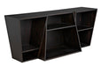 Noir Furniture - Fatal Sideboard in Ebony Walnut - GCON391EB - GreatFurnitureDeal