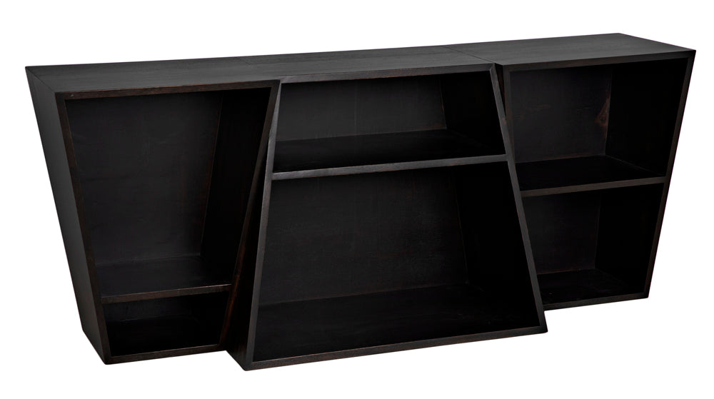 Noir Furniture - Fatal Sideboard in Ebony Walnut - GCON391EB - GreatFurnitureDeal