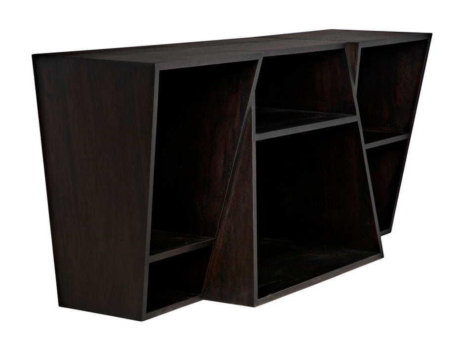 Noir Furniture - Fatal Sideboard in Ebony Walnut - GCON391EB - GreatFurnitureDeal