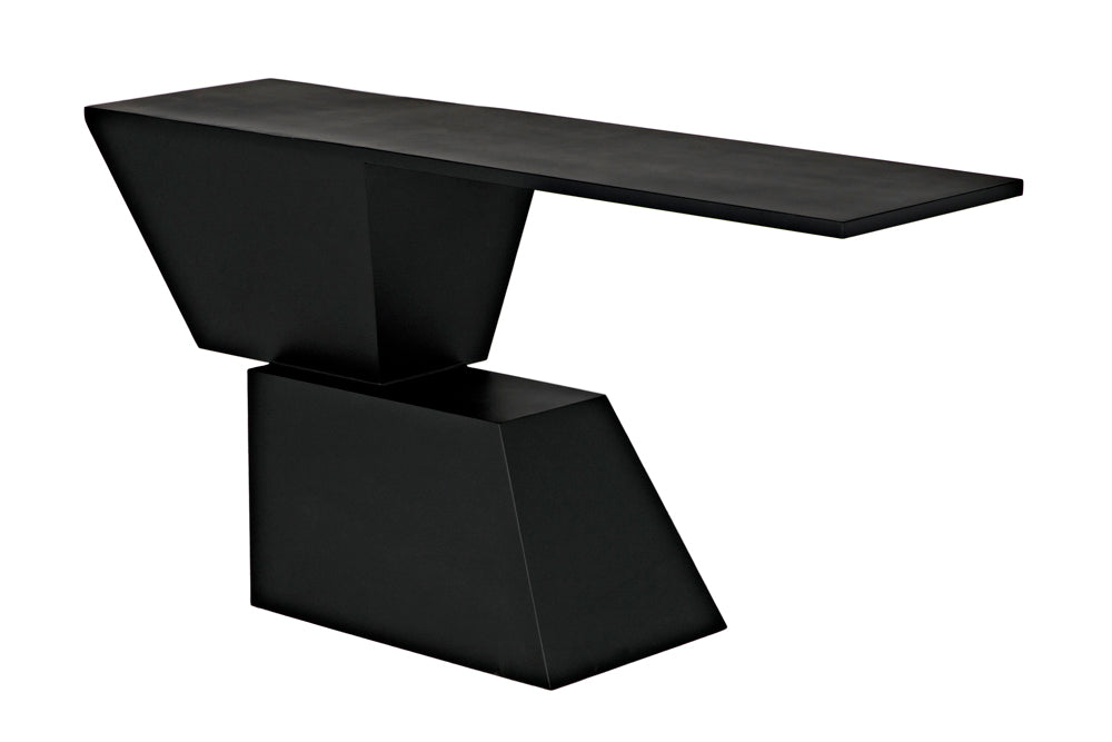 Noir Furniture - Pieta Console Table in Black - GCON392MTB - GreatFurnitureDeal
