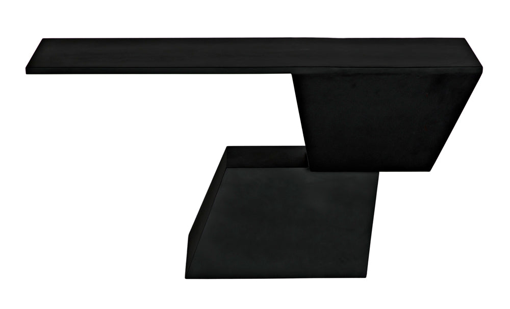 Noir Furniture - Pieta Console Table in Black - GCON392MTB - GreatFurnitureDeal