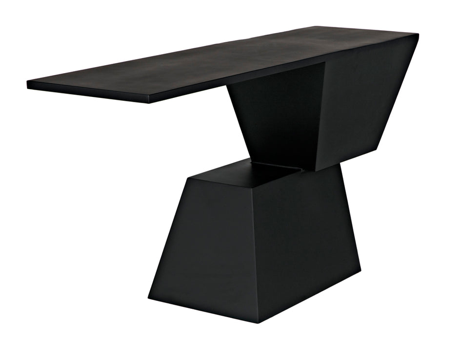 Noir Furniture - Pieta Console Table in Black - GCON392MTB - GreatFurnitureDeal