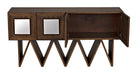 Noir Furniture - Jean-Michel Sideboard in Dark Walnut - GCON394DW - GreatFurnitureDeal