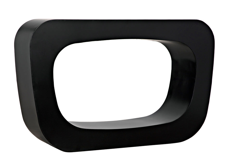 Noir Furniture - Ponte Console Table in Matte Black - GCON395MTB - GreatFurnitureDeal