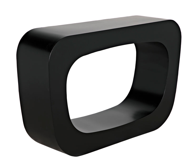 Noir Furniture - Ponte Console Table in Matte Black - GCON395MTB - GreatFurnitureDeal