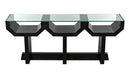 Noir Furniture - Ando Console Table in Matte Black - GCON397HB - GreatFurnitureDeal