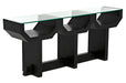 Noir Furniture - Ando Console Table in Matte Black - GCON397HB - GreatFurnitureDeal