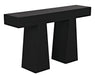 Noir Furniture - Wendell Console Table in Matte Black - GCON403MTB - GreatFurnitureDeal