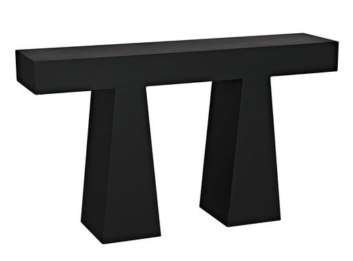 Noir Furniture - Wendell Console Table in Matte Black - GCON403MTB - GreatFurnitureDeal