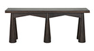 Noir Furniture - Tutankhamun Console Table in Ebony Walnut - GCON408EB - GreatFurnitureDeal