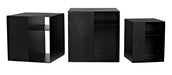 Noir Furniture - Gropius Cubes in Matte Black - GCON413MTB-3 - GreatFurnitureDeal