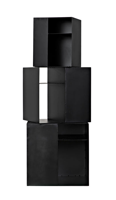 Noir Furniture - Gropius Cubes in Matte Black - GCON413MTB-3 - GreatFurnitureDeal