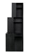 Noir Furniture - Gropius Cubes in Matte Black - GCON413MTB-3 - GreatFurnitureDeal