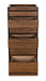 Noir Furniture - Seoul Tallboy in Dark Walnut - GCON414DW - GreatFurnitureDeal