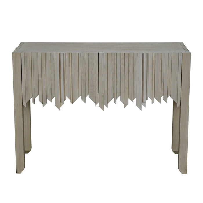 Noir Furniture - Desdemona Sideboard with 2 Drawer, Bleached Elm - GCON418 - GreatFurnitureDeal