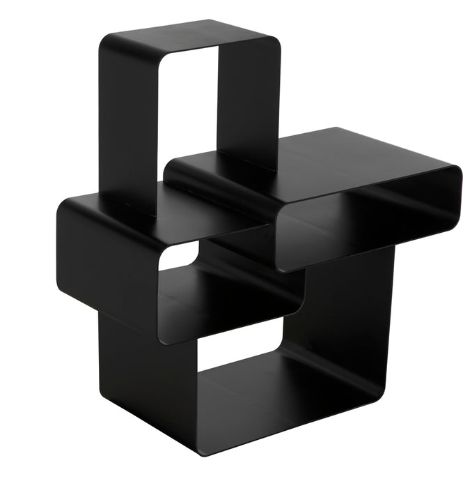 Noir Furniture - Latisia Shelf in Matte Black - GCON424MTB - GreatFurnitureDeal