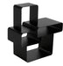 Noir Furniture - Latisia Shelf in Matte Black - GCON424MTB - GreatFurnitureDeal