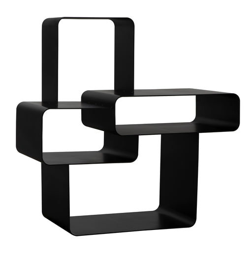 Noir Furniture - Latisia Shelf in Matte Black - GCON424MTB - GreatFurnitureDeal