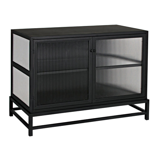 Noir Furniture - Chandler 2 Door Sideboard in Matte Black - GCON426MTB - GreatFurnitureDeal