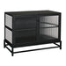 Noir Furniture - Chandler 2 Door Sideboard in Matte Black - GCON426MTB - GreatFurnitureDeal