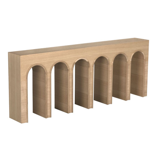 Noir Furniture - Enzo Console Table Extra Large in White Oak - GCON427WO-XL - GreatFurnitureDeal