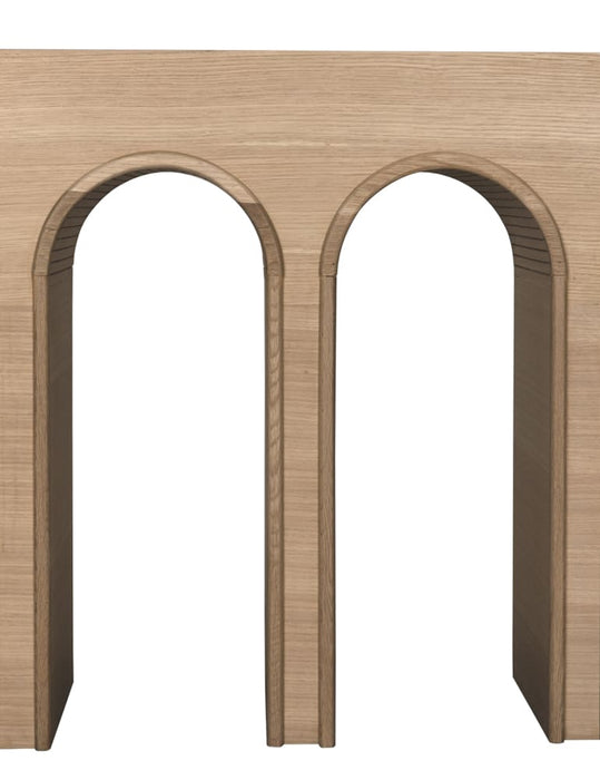 Noir Furniture - Enzo Console Table Extra Large in White Oak - GCON427WO-XL - GreatFurnitureDeal