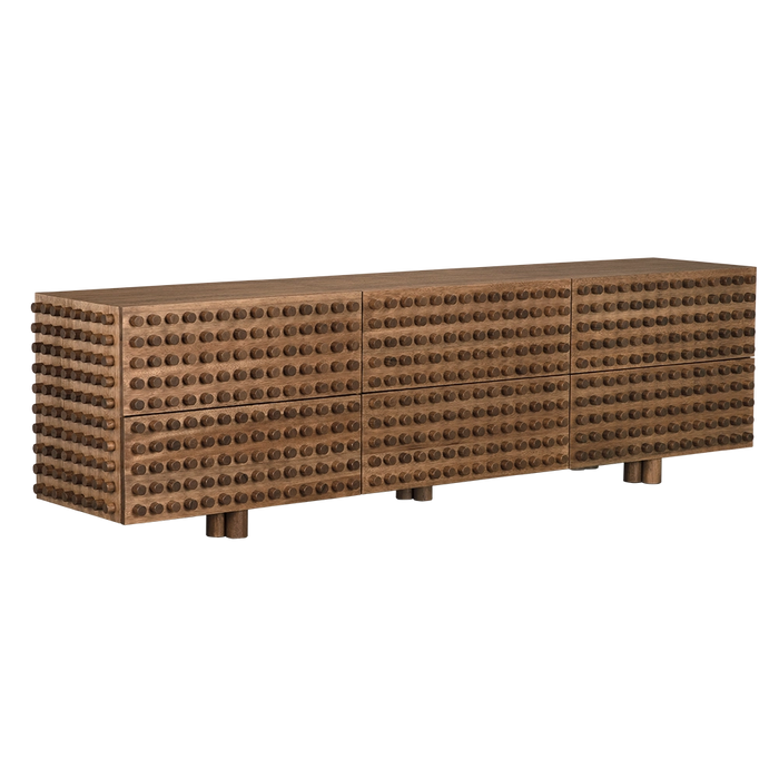 Noir Furniture - Haruko Sideboard, XL in Dark Walnut - GCON429DW-XL - GreatFurnitureDeal