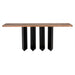Noir Furniture - Delta Console Table ;e in Dark Walnut - GCON430MTB - GreatFurnitureDeal