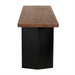Noir Furniture - Delta Console Table ;e in Dark Walnut - GCON430MTB - GreatFurnitureDeal