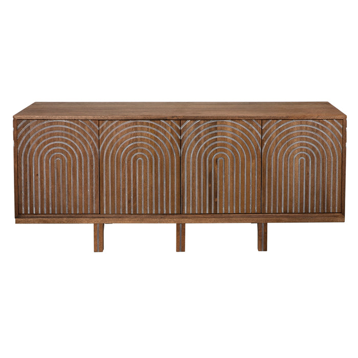 Noir Furniture - Ryder Sideboard in Dark Walnut - GCON432DW - GreatFurnitureDeal