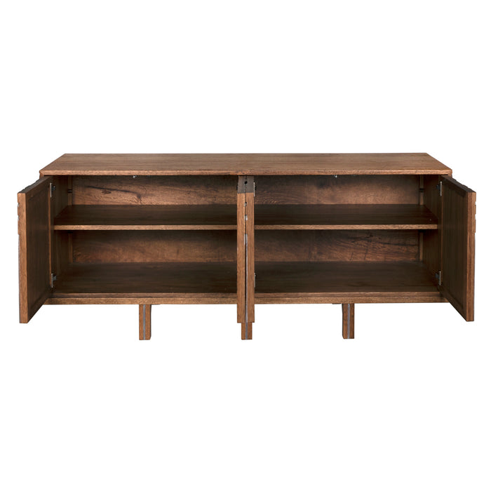Noir Furniture - Ryder Sideboard in Dark Walnut - GCON432DW - GreatFurnitureDeal