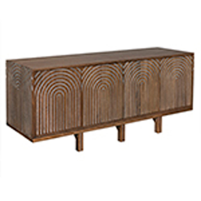 Noir Furniture - Ryder Sideboard in Dark Walnut - GCON432DW - GreatFurnitureDeal